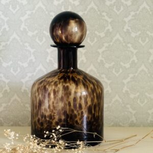 Squat Tortoise Shell Bottle with Ball Top