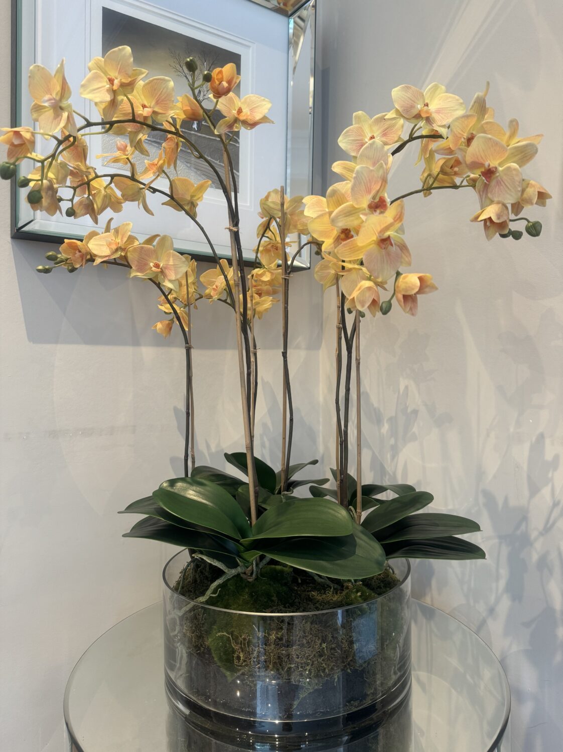 Faux Phalaenopsis Orchid Arrangement