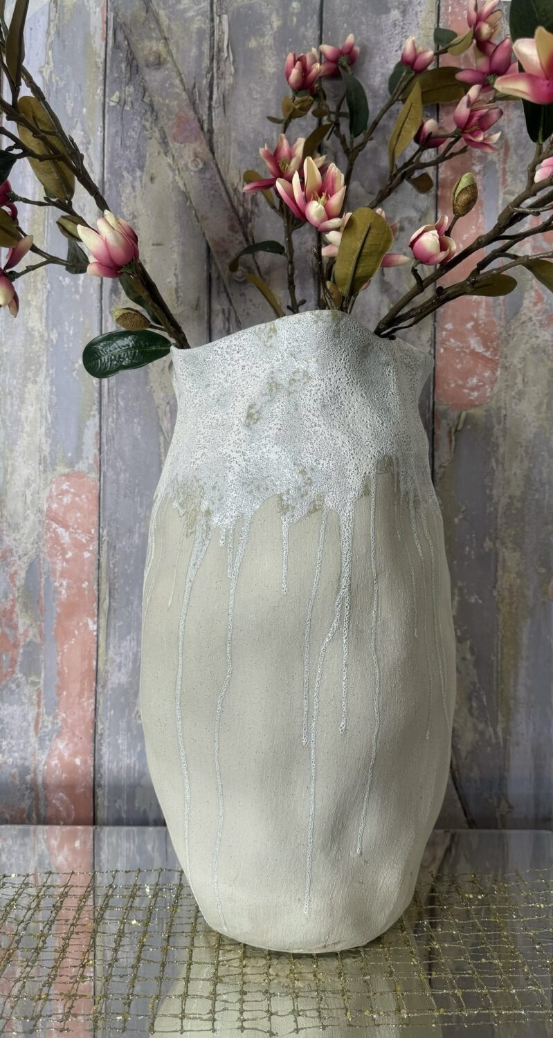 Wavey Top Vase