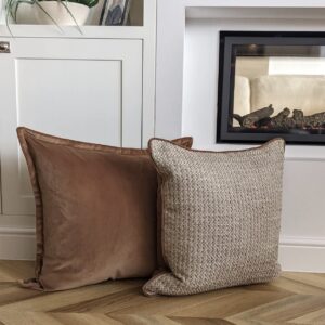 Caramel Velvet Cushion
