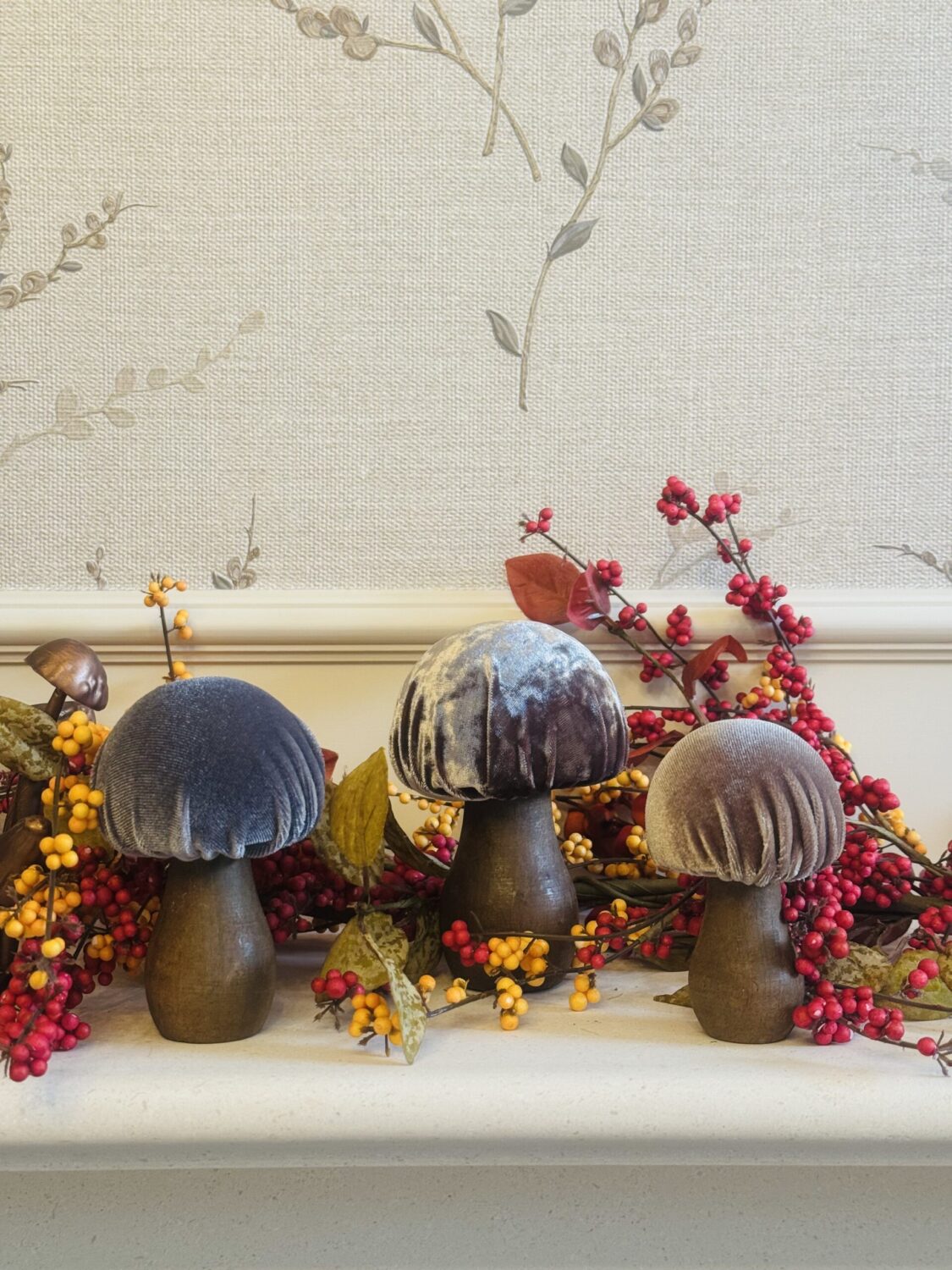 Velvet Quartz Mushrooms
