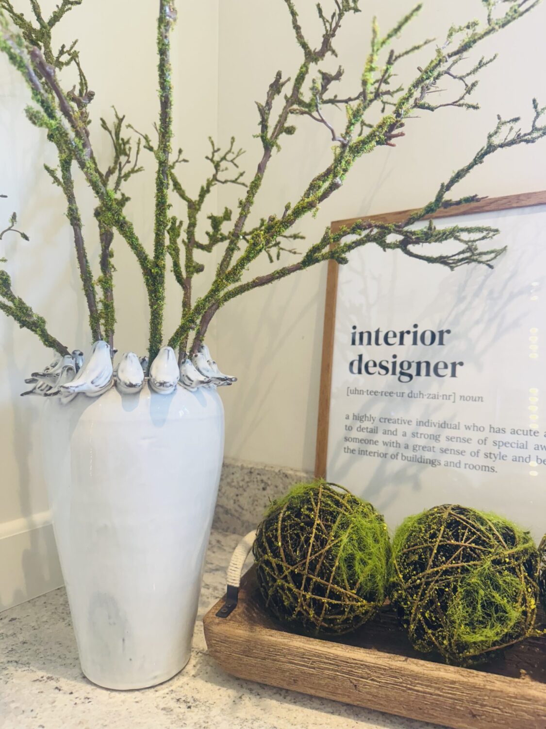Small Moss Twig Ball