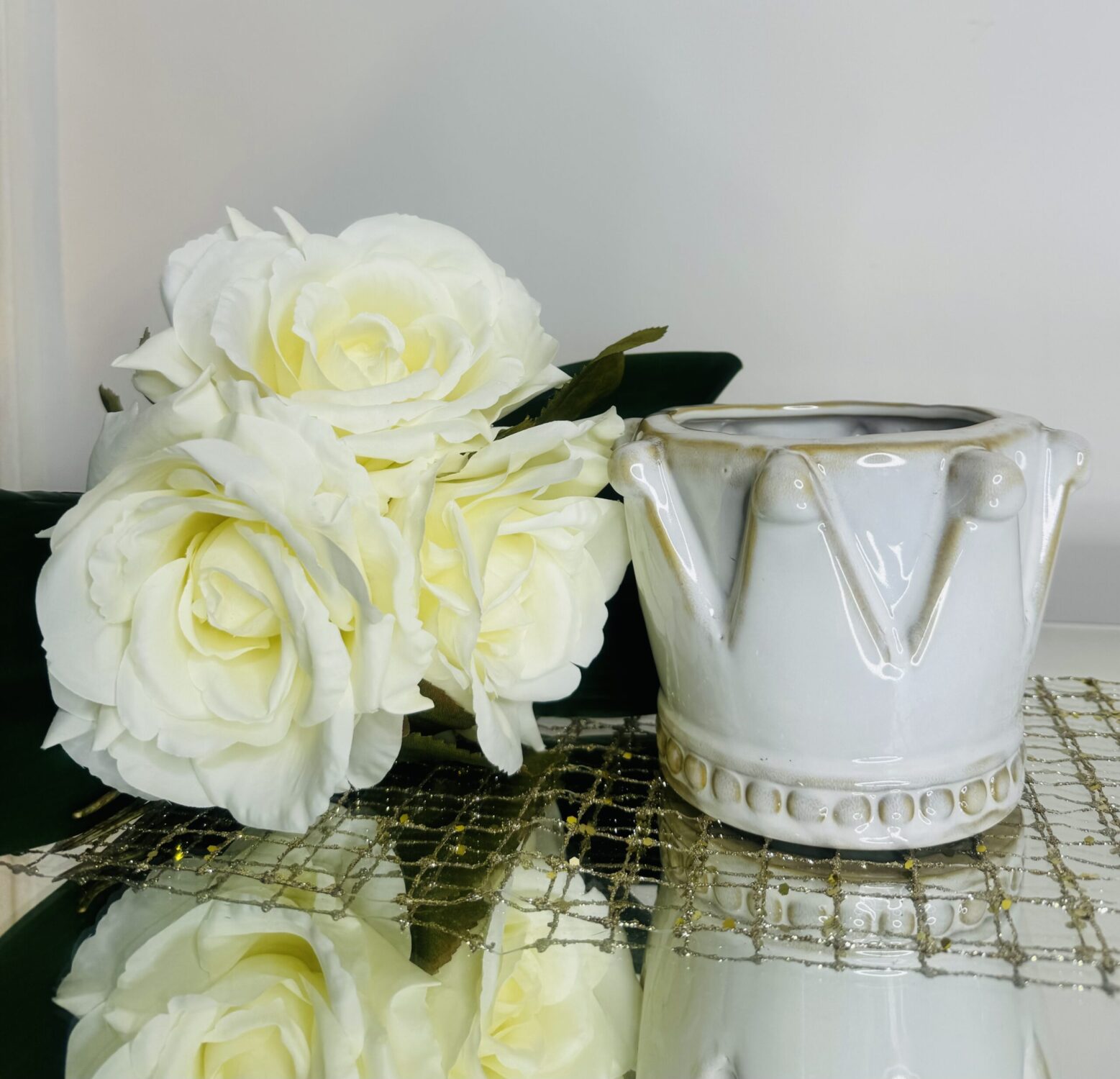 Ceramic Crown Planter