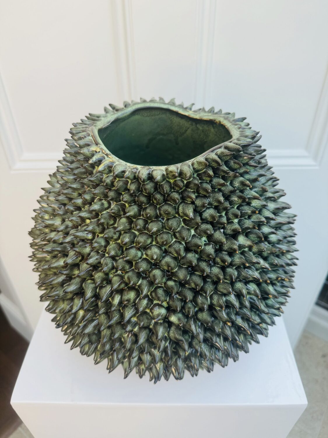 Green Sea Urchin Vase