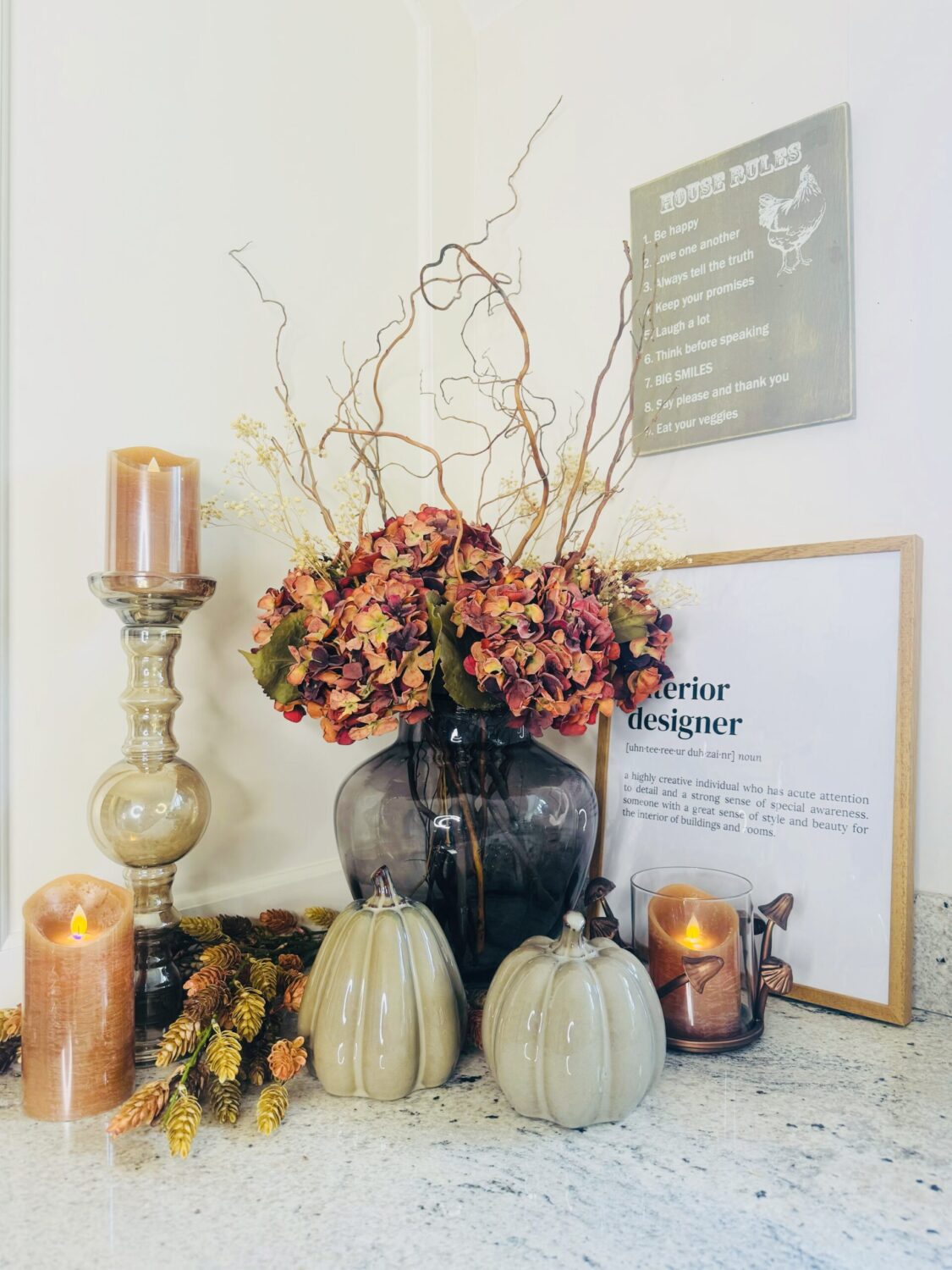 Medium Ceramic Pumpkin