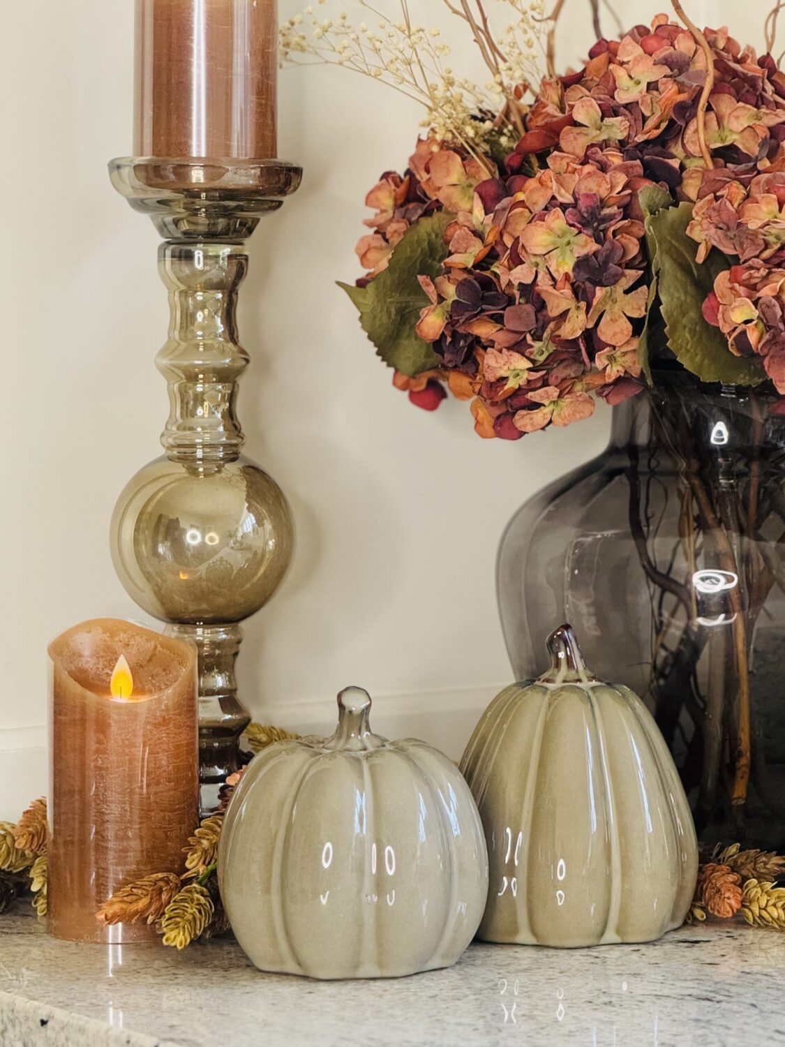Large Ceramic Pumpkin