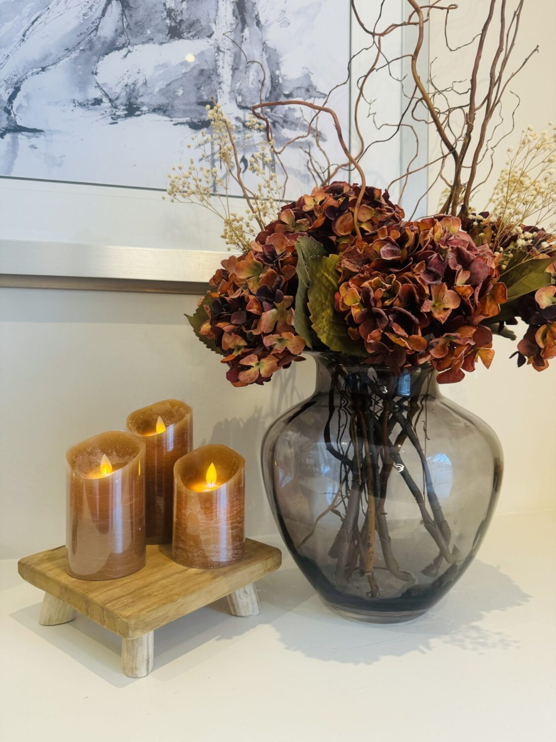 Amanda Rodea Luxury Homewares Faux Flowers Autumn