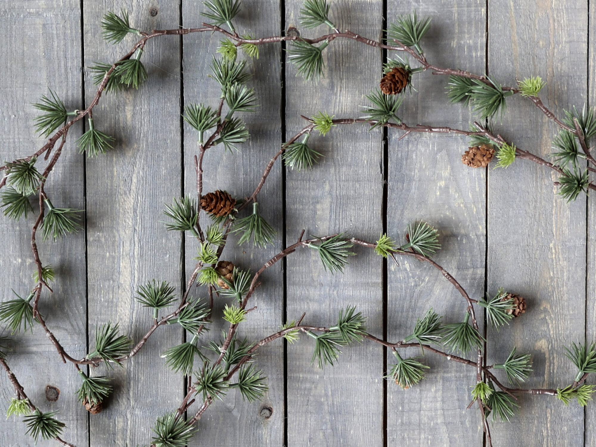 Cedar Garland with Small Pinecones