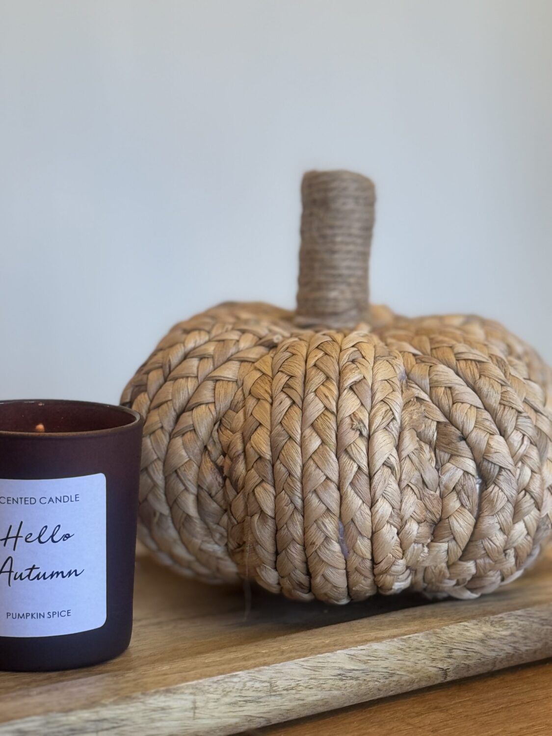 Natural Wicker Pumpkin