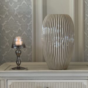 Large Striped Vase