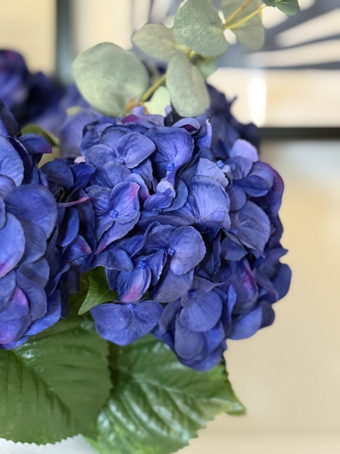 Sapphire Blue Deluxe Hydrangea Arrangement - Image 3