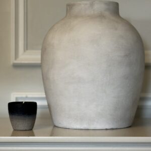 Large Grey Stone Vase
