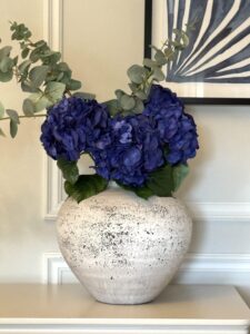 Sapphire Blue Deluxe Hydrangea Arrangement